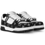 (BEST) Louis Vuitton LV Trainer Maxi Monogram Denim 'BLACK'