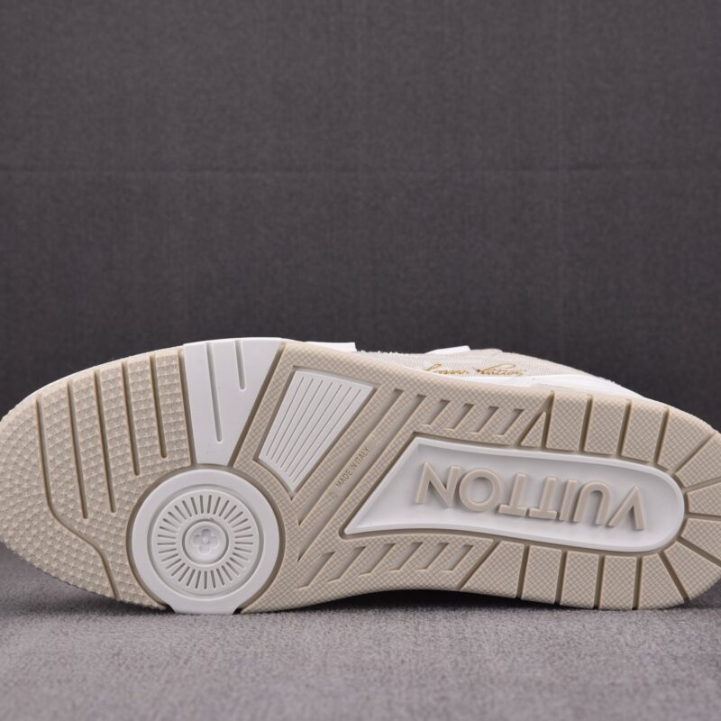 (BEST) Louis Vuitton LV Trainer Monogram Denim 'BEIGE'