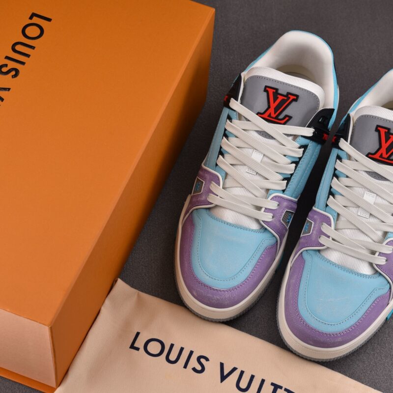 (BEST) Louis Vuitton LV Trainer Vintage 'EFFECT BLUE'