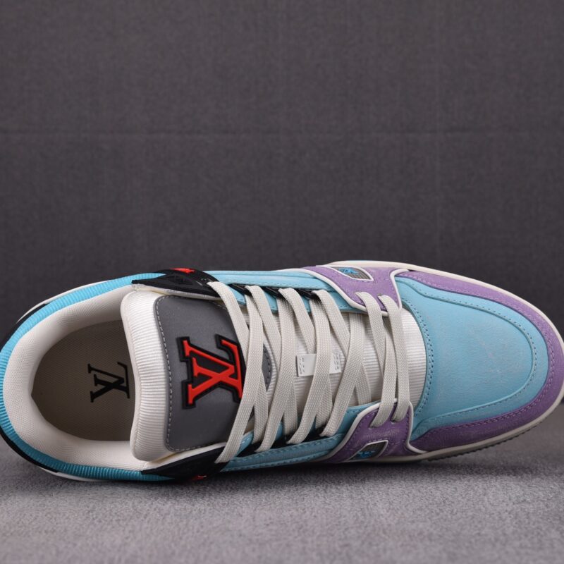 (BEST) Louis Vuitton LV Trainer Vintage 'EFFECT BLUE'