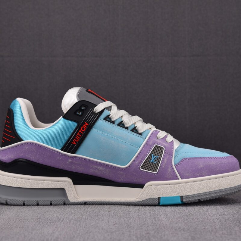 (BEST) Louis Vuitton LV Trainer Vintage 'EFFECT BLUE'