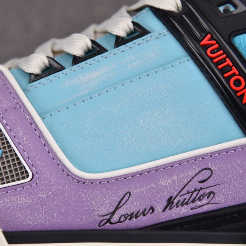(BEST) Louis Vuitton LV Trainer Vintage 'EFFECT BLUE'