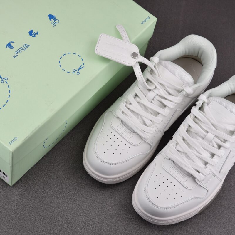 (BEST) OFF-WHITE Out Of Office OOO Low Tops 'TRIPLE WHITE'