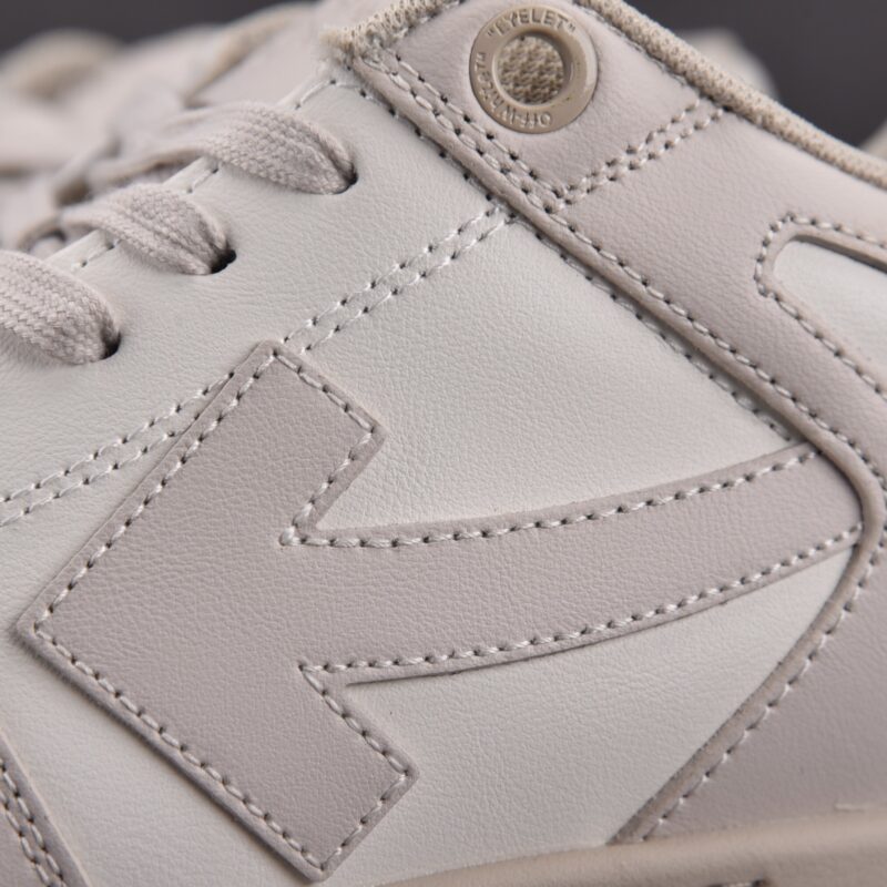 (BEST) OFF-WHITE Out Of Office OOO Low Tops 'WHITE BEIGE'