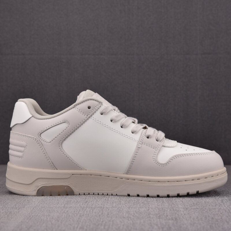 (BEST) OFF-WHITE Out Of Office OOO Low Tops 'WHITE BEIGE'