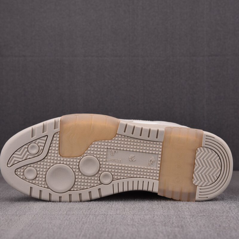 (BEST) OFF-WHITE Out Of Office OOO Low Tops 'WHITE BEIGE'