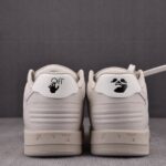 (BEST) OFF-WHITE Out Of Office OOO Low Tops 'WHITE BEIGE'