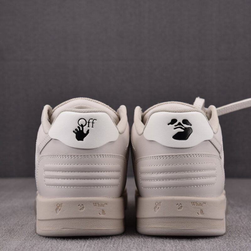 (BEST) OFF-WHITE Out Of Office OOO Low Tops 'WHITE BEIGE'