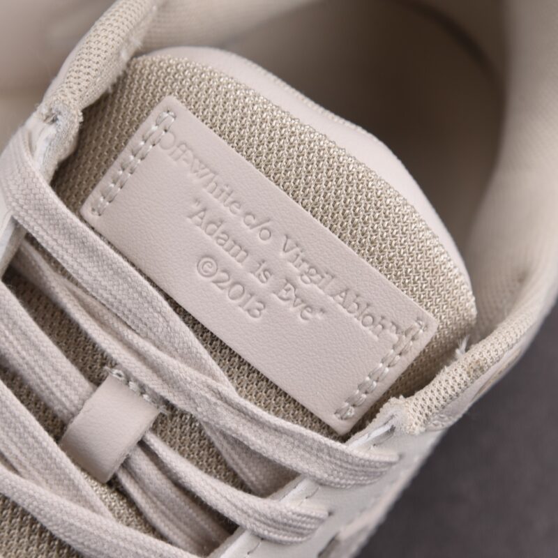 (BEST) OFF-WHITE Out Of Office OOO Low Tops 'WHITE BEIGE'