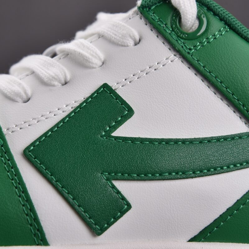 (BEST) OFF-WHITE Out Of Office OOO Low Tops 'WHITE GREEN'