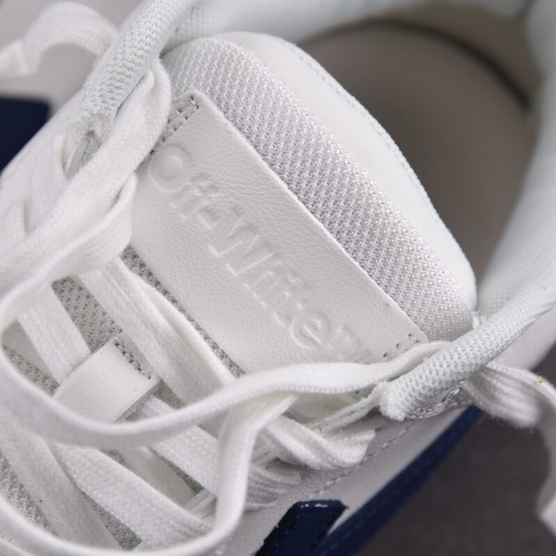 (BEST) OFF-WHITE Out Of Office OOO Low Tops 'WHITE NAVY'
