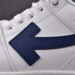 (BEST) OFF-WHITE Out Of Office OOO Low Tops 'WHITE NAVY'