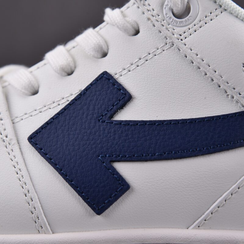 (BEST) OFF-WHITE Out Of Office OOO Low Tops 'WHITE NAVY'