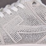 (BEST) OFF-WHITE Out Of Office OOO Low Tops 'SILVER STRASS'