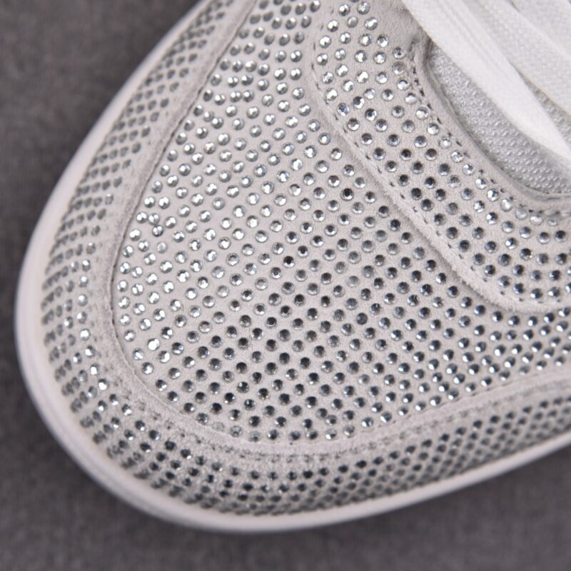 (BEST) OFF-WHITE Out Of Office OOO Low Tops 'SILVER STRASS'