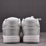 (BEST) OFF-WHITE Out Of Office OOO Low Tops 'SILVER STRASS'