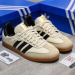 Giày Adidas Samba OG White Black Sand Strata Like Auth