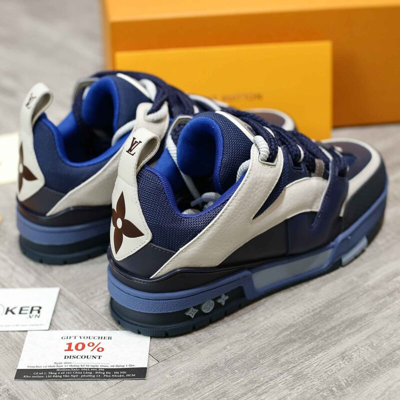 Giày Louis Vuitton Lv Skate Trainers Navy Best Quality