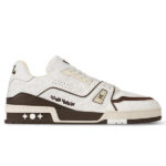 Giày Louis Vuitton LV Trainer #54 Monogram Embossed White Best Quality