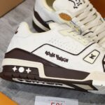 Giày Louis Vuitton LV Trainer #54 Monogram Embossed White Best Quality