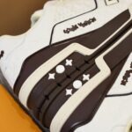 Giày Louis Vuitton LV Trainer #54 Monogram Embossed White Best Quality