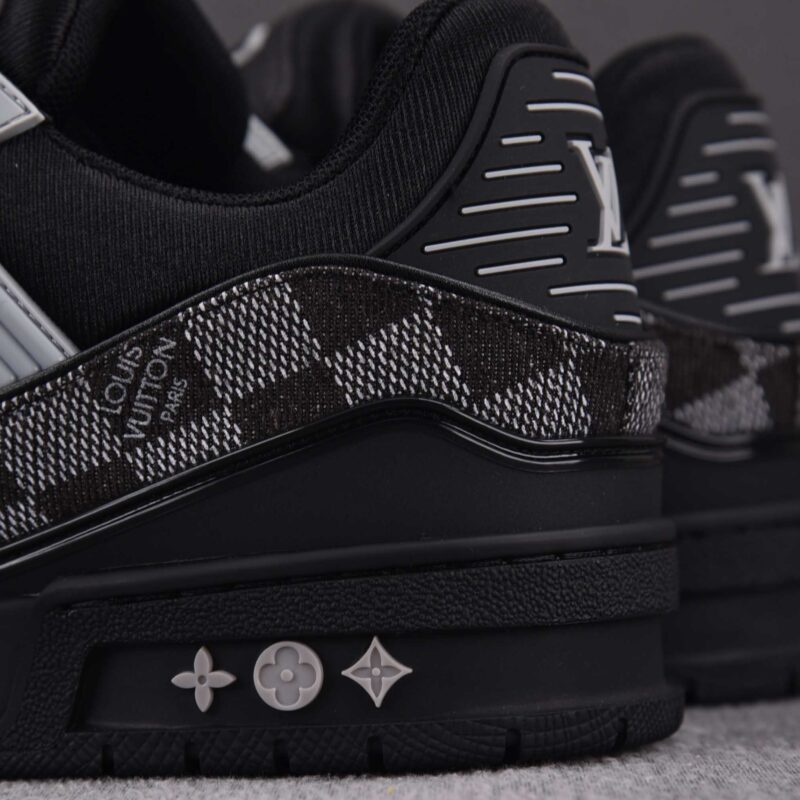 Giày Louis Vuitton LV Trainer Damier Denim Black Best Quality