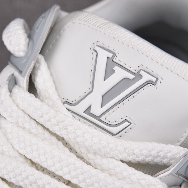 Giày Louis Vuitton LV Trainer Maxi Calf Leather Grey Best Quality