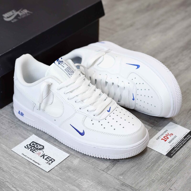 Giày Nike Air Force 1 ’07 LV8 ‘White Dark Marina Blue’ Like Auth