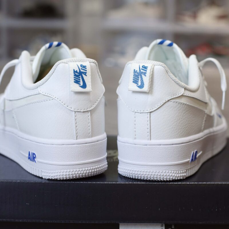Giày Nike Air Force 1 ’07 LV8 ‘White Dark Marina Blue’ Like Auth