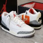 Giày Nike Air Jordan 3 Retro White Cement Reimagined Best Quality