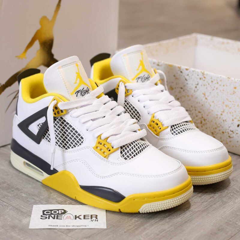 Giày Nike Air Jordan 4 Retro Vivid Sulfur Like Auth