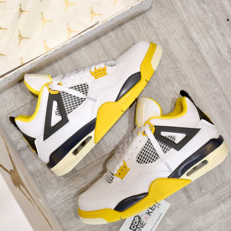 Giày Nike Air Jordan 4 Retro Vivid Sulfur Like Auth