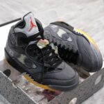 Giày Nike OFF-WHITE x Air Jordan 5 Retro SP ‘Muslin’ Best Quality