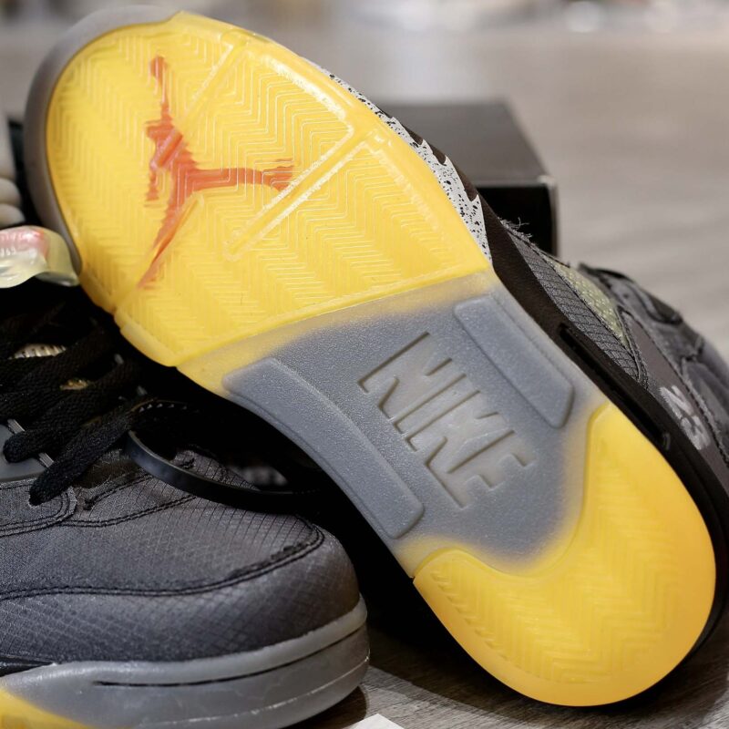 Giày Nike Off-White x Air Jordan 5 Retro SP Muslin Best Quality