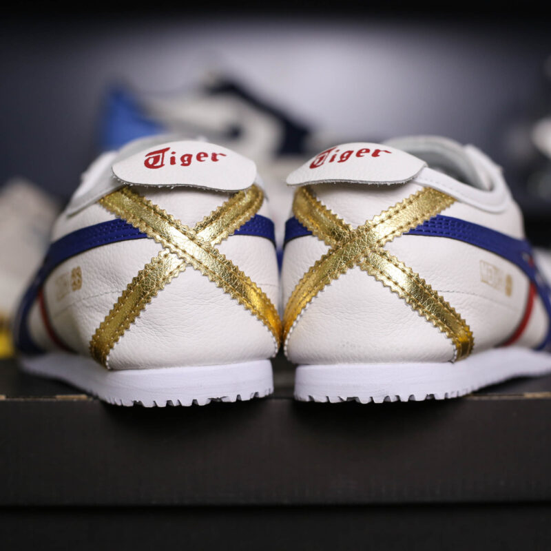 Giày Onitsuka Tiger Mexico 66 'White Dark Blue Red Gold'