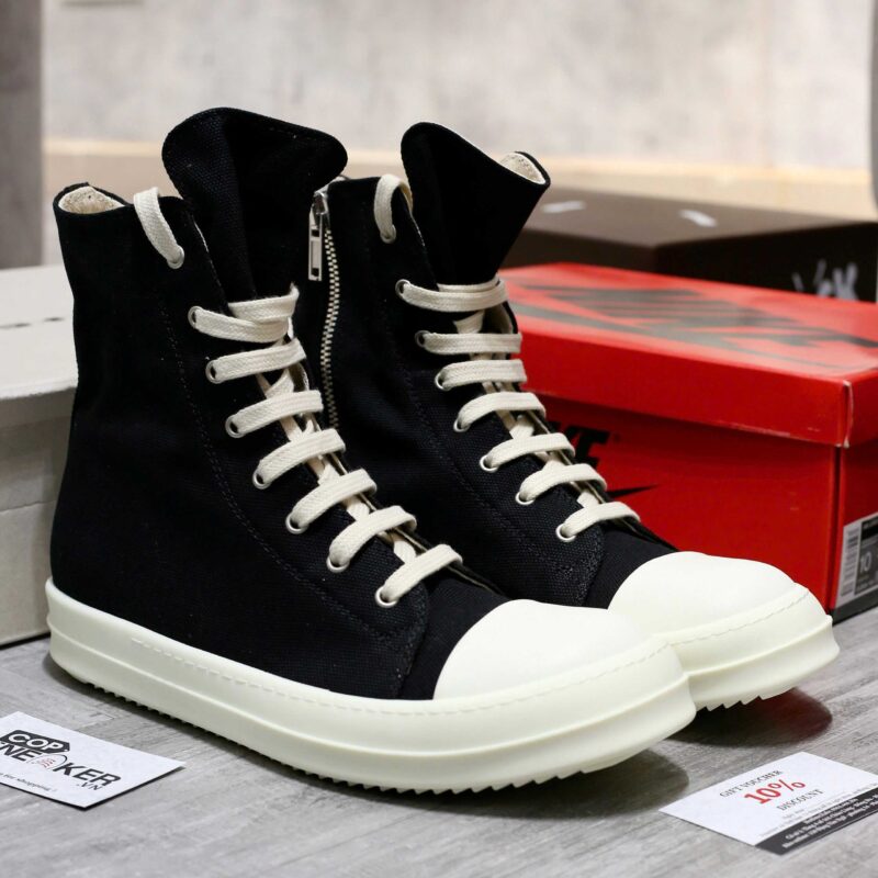 Giày Rick Owens Canvas Cổ cao DRKSHDW Best Quality