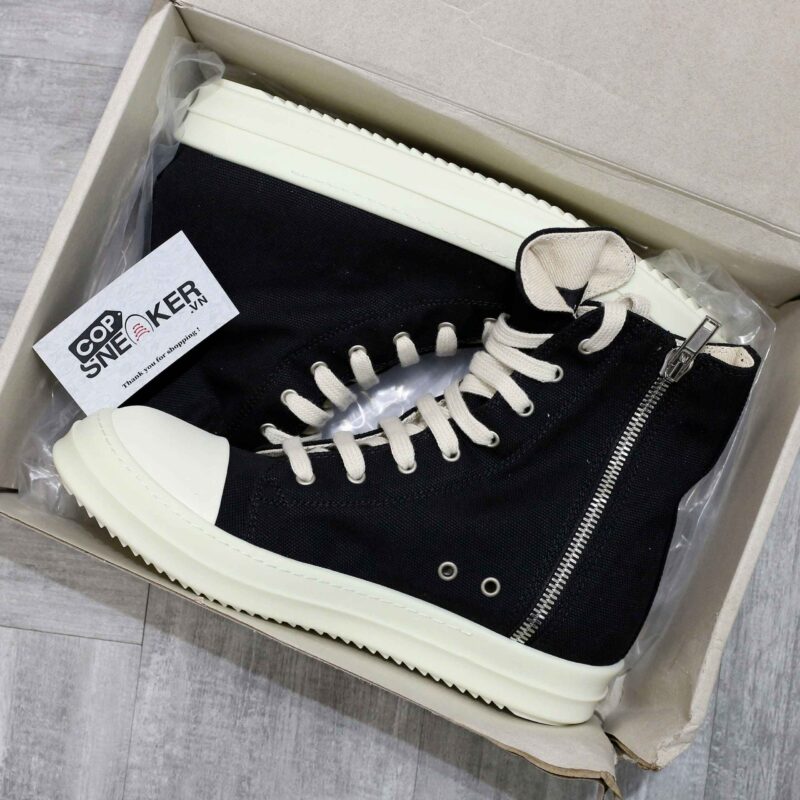 Giày Rick Owens Canvas Cổ cao DRKSHDW Best Quality