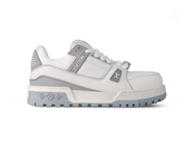 Giày Louis Vuitton LV Trainer Maxi White Grey Trắng Xám Best Quality