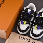 (BEST) Louis Vuitton LV Trainer Maxi 'WHITE BLACK'
