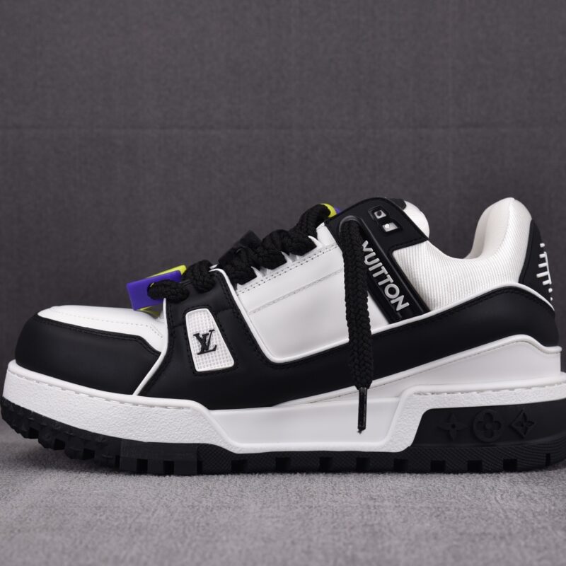 (BEST) Louis Vuitton LV Trainer Maxi 'WHITE BLACK'