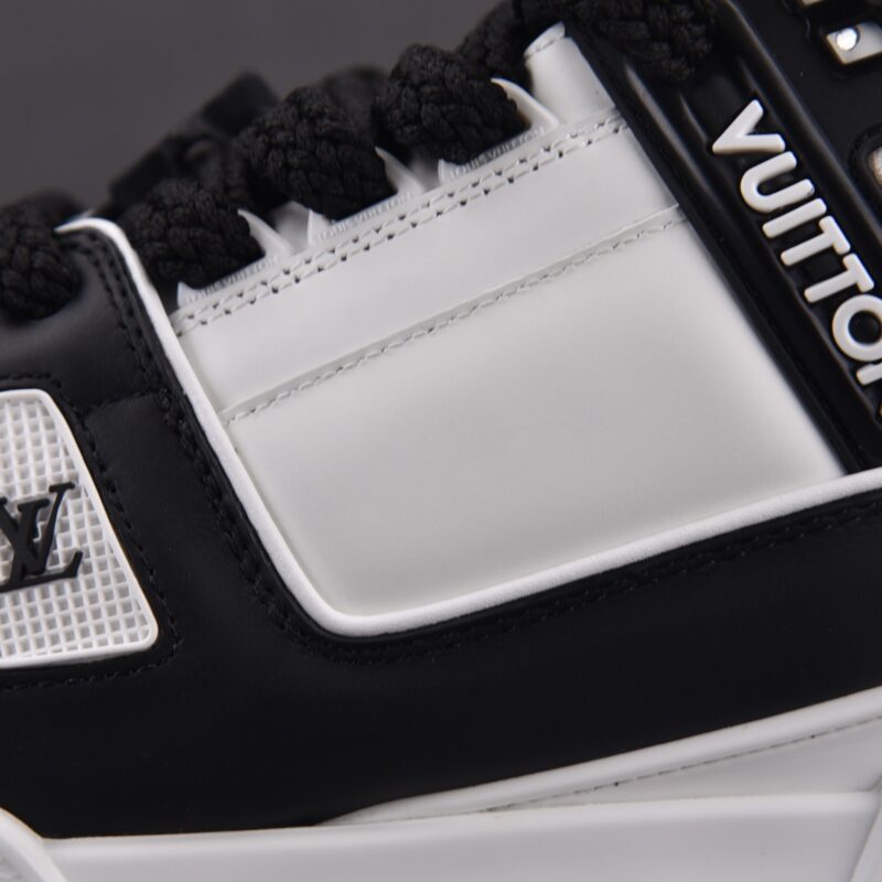 (BEST) Louis Vuitton LV Trainer Maxi 'WHITE BLACK'