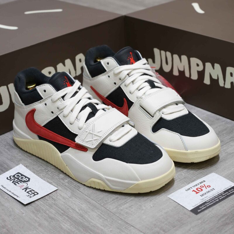 Giày Jordan Jumpman Jack TR Travis Scott University Red Best Quality