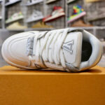 Giày Louis Vuitton LV Trainer Maxi White Grey Trắng Xám Best Quality