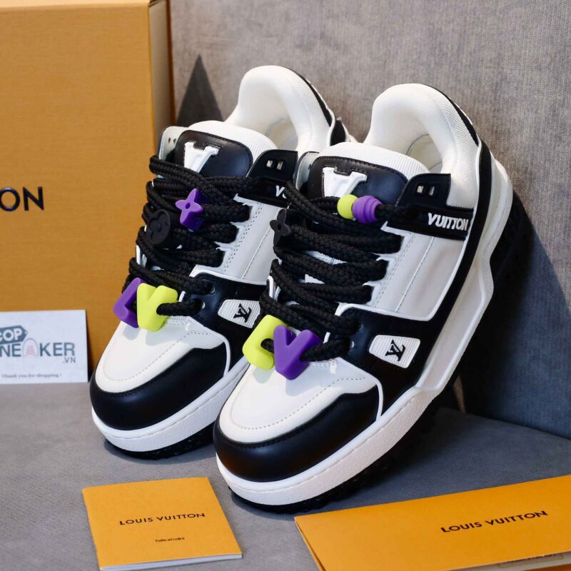 Giày Louis Vuitton Trainer Maxi Black Best Quality