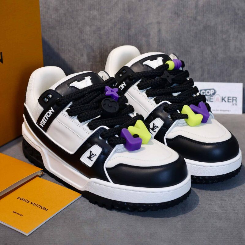 Giày Louis Vuitton Trainer Maxi Black Best Quality