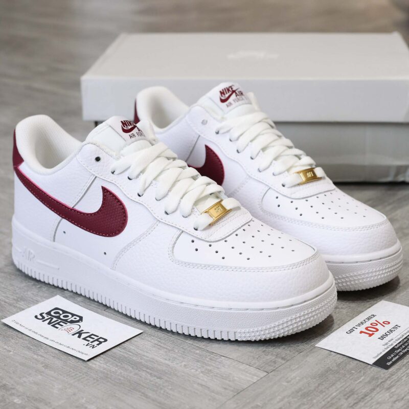 Giày Nike Air Force 1 Low White Team Red Best Quality