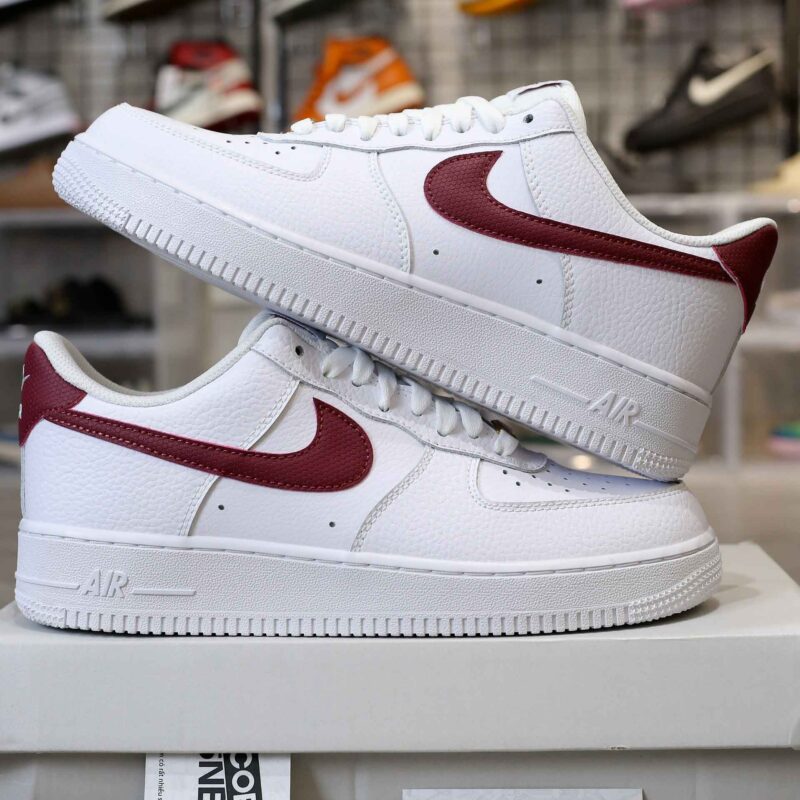 Giày Nike Air Force 1 Low White Team Red Best Quality