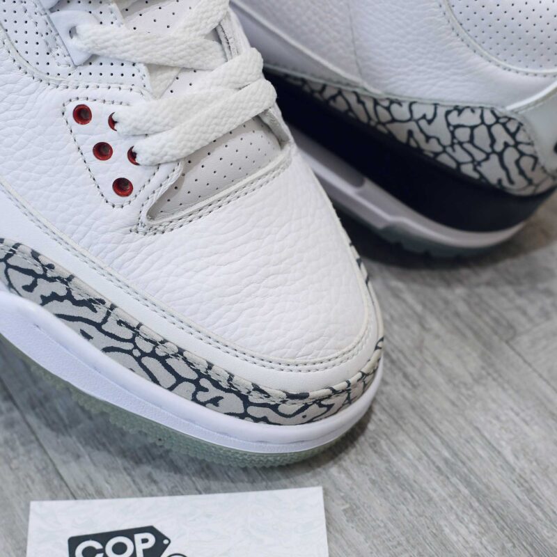 Giày Nike Air Jordan 3 Retro White Cement Reimagined Like Auth