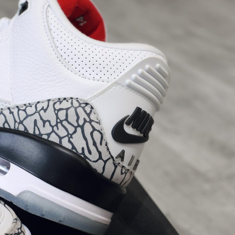 Giày Nike Air Jordan 3 Retro White Cement Reimagined Like Auth