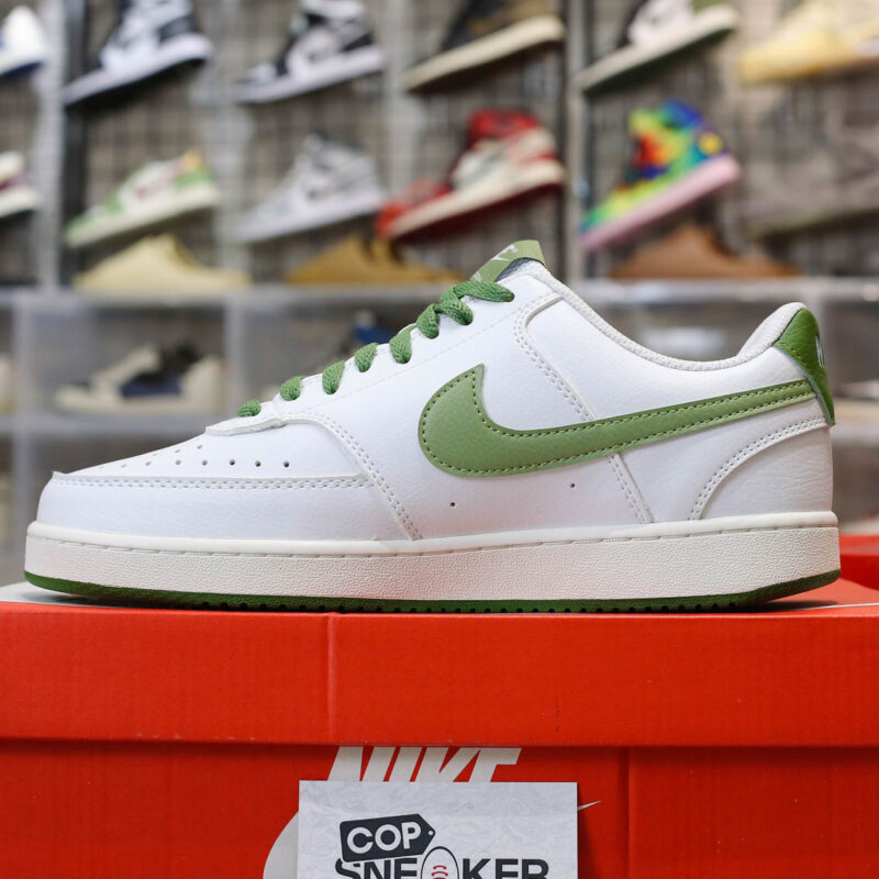 Giày Nike Court Vision Low White Green Like Auth